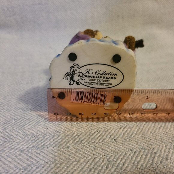 Vintage K’s Collection Bear Angel Violin Figurine. Angelic Bears Collection - Picture 7 of 8